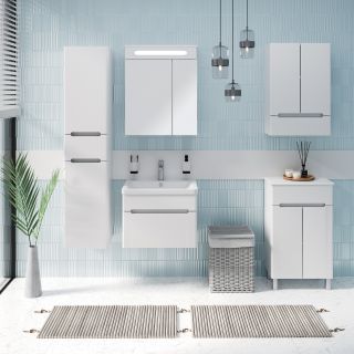 Тумба под раковину Runo напольная 2 двери (под умывальник Omega 60) Парма 60 (00-00001038)